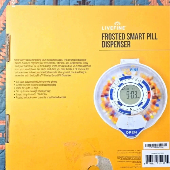 Frosted Smart Pill Dispenser - Picture 6 of 7